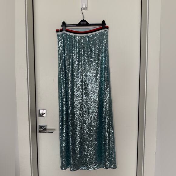NWT NEW Anthropologie Sunday in Brooklyn Strapless Sequin Midi Dress - Picture 3 of 7